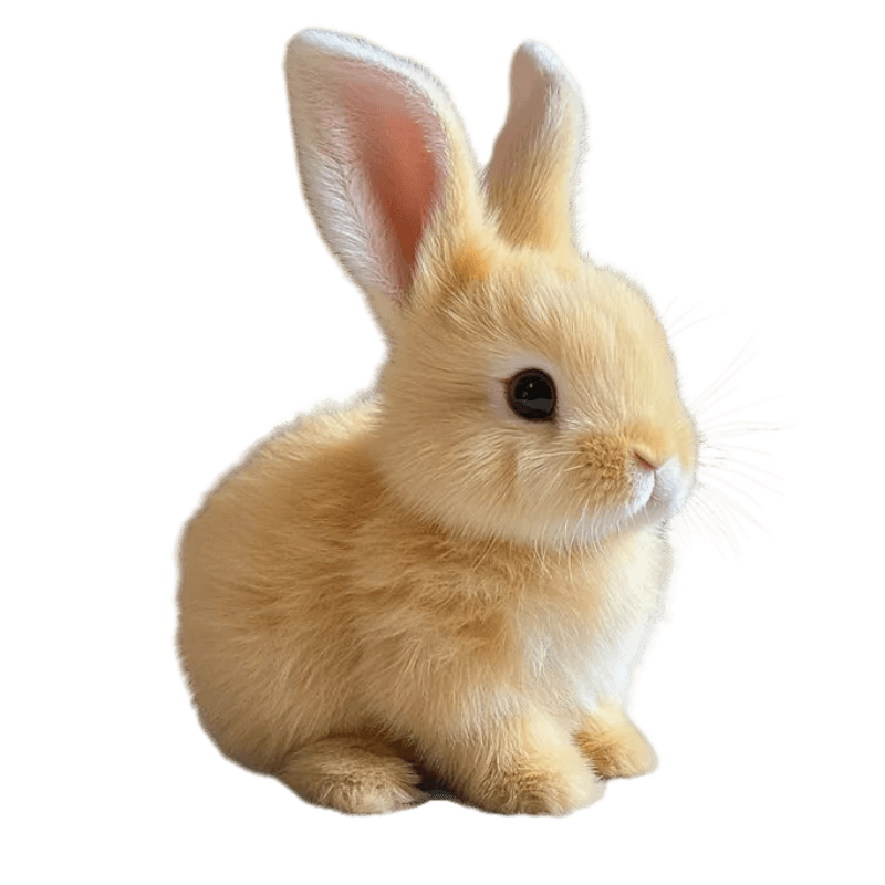 Coeurva Jouet en peluche de simulation pour enfants BunnyBuddy