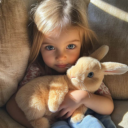 Coeurva Jouet en peluche de simulation pour enfants BunnyBuddy