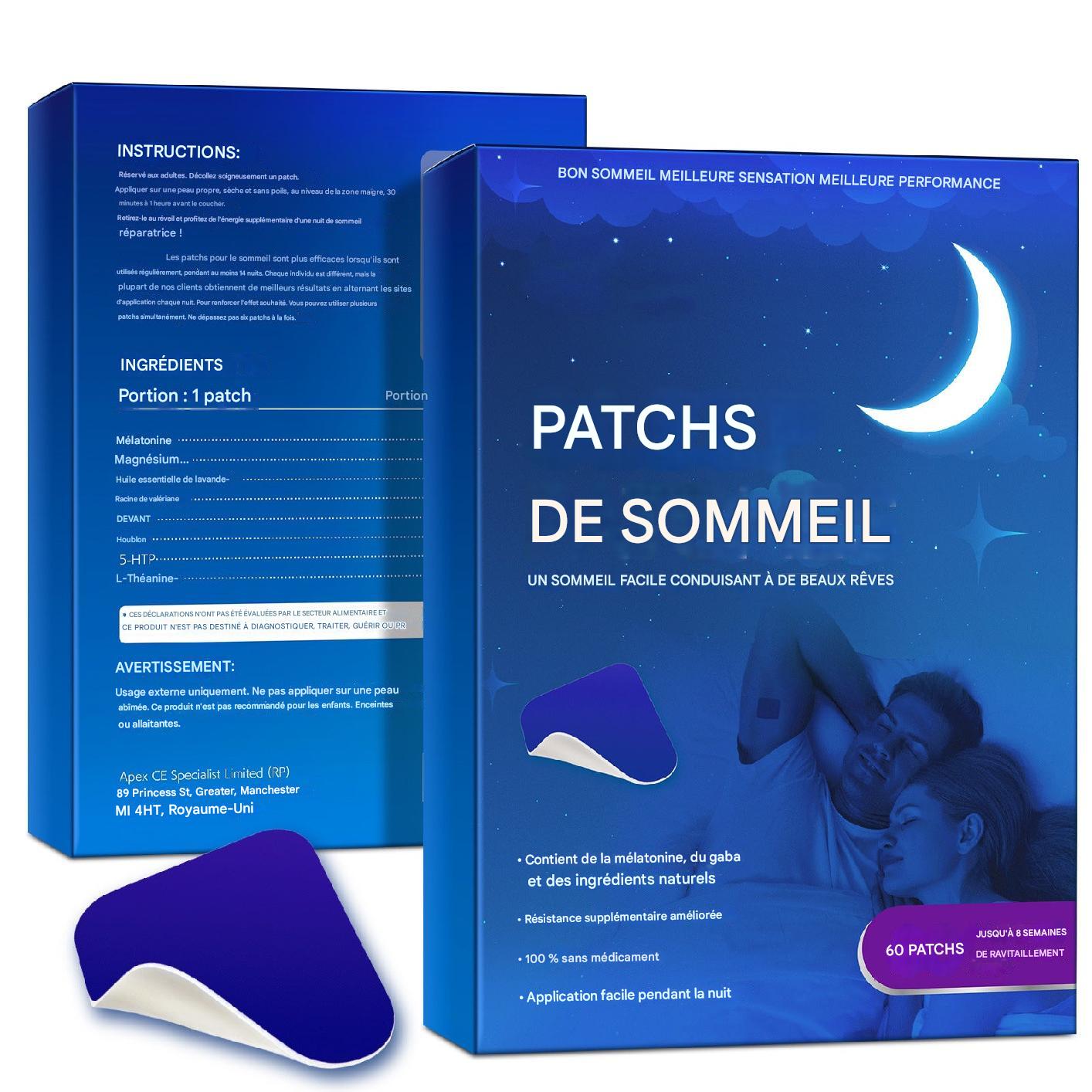 Coeurva Patch de sommeil végétal purement naturel